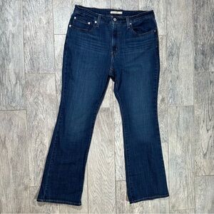 LEVI’S LEVI STRAUSS Dark Wash 725 High Rise Bootcut Jeans 33